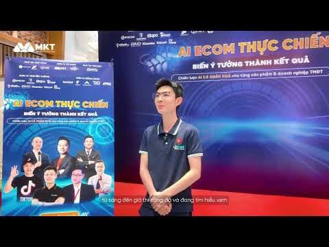 Sự Kiện AI ECOM - Ứng Dụng Sản Xuất Nội Dung Hàng Loạt Cho Các Chủ Doanh Nghiệp