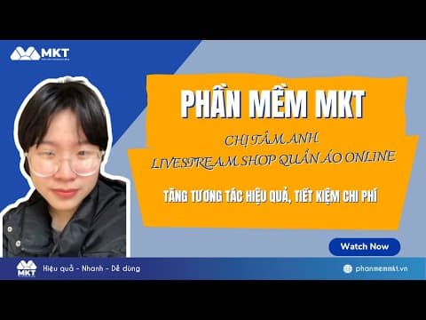 Chị Tâm Anh Livestream Shop Quần Áo Tăng Tương Tác Hiệu Quả Tiết Kiệm Chi Phí