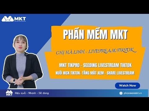 MKT Tikpro - Nuôi Nick Tiktok Seeding Livestream Tăng Mắt Xem - Tăng Lượt Chia Sẻ