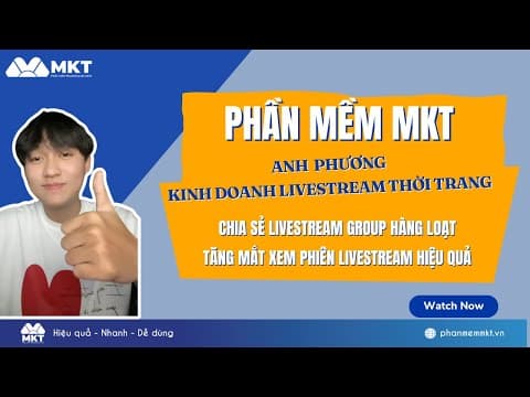 Anh Phương - Kinh Doanh Livestream Thời Trang - Share Livestream Tăng Mắt Hiệu Quả