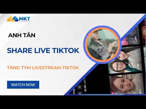 Anh Tân - Livestream Tiktok - Tăng Mắt Tăng Tym Tăng Chia Sẻ Livestream Tự Động